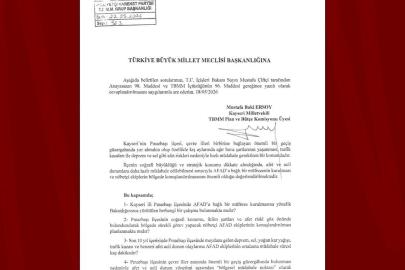 Pınarbaşı'nın afet müdahale gücünün artırılması talebi TBMM'de
