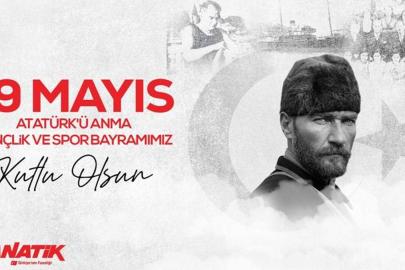 Spor camiasından 19 Mayıs Atatürk'ü Anma Gençlik ve Spor Bayramı mesajları