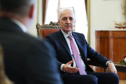 TBMM Başkanı Kurtulmuş, TBB Başkanı Sağkan ve beraberindeki heyeti kabul etti