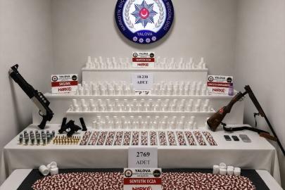 Yalova merkezli uyuşturucu operasyonunda 22 zanlı tutuklandı