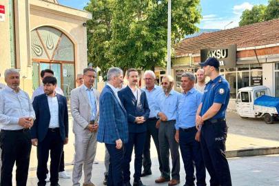 Yenice'de bayramlaşmaya Anayasa Mahkemesi Üyesi İnce katıldı