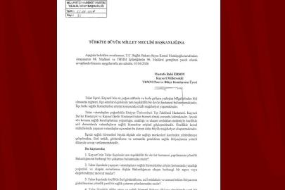 Baki Ersoy, Talas Devlet Hastanesi talebini meclis gündemine taşıdı
