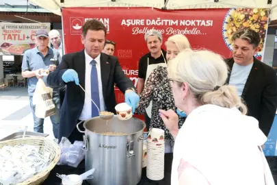Bursa Osmangazi'de aşureler Başkan Aydın’dan