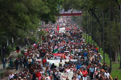 Dünya Kupası açılış maçı öncesi Mexico City'de protestolar gündemde