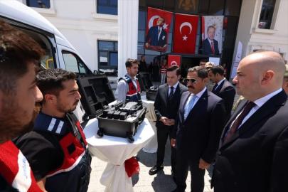 Hatay'da sınır güvenliği ve düzensiz göçle mücadele için 13 dron hizmete alındı