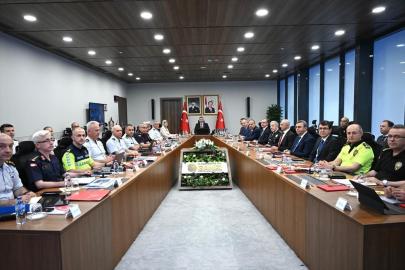 İçişleri Bakanlığı'nda NATO Zirvesi kapsamında güvenlik tedbirlerine ilişkin toplantı yapıldı