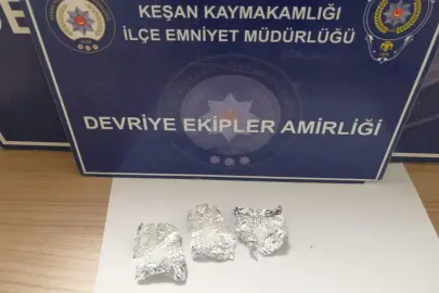 Keşan’da gece yarısı narkotik kıskacı