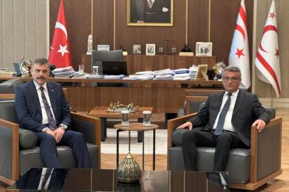 KKTC Cumhurbaşkanı Erhürman, İçişleri Bakanı Çiftçi'yi kabul etti