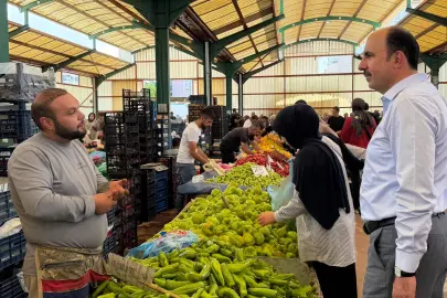 Konya’da Başkan Altay’dan esnaf ve vatandaş ziyareti