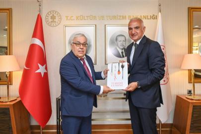 Kültür ve Turizm Bakanı Ersoy, Rusya Büyükelçisi Verşinin'i Kabul Etti