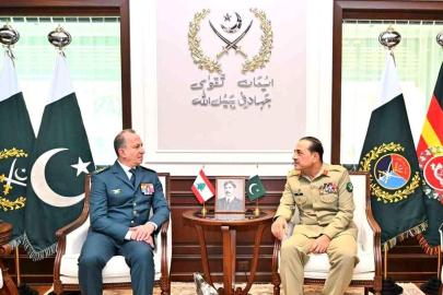 Lübnan Silahlı Kuvvetleri Komutanı Haykal, Pakistan Genelkurmay Başkanı Munir ile görüştü