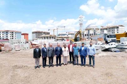 Milletvekili Gürcan ve Başkan Albayrak'tan Kocakır TOKİ şantiyesine ziyaret