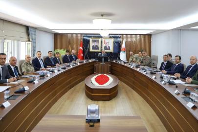 Şırnak'ta İl Güvenlik ve Asayiş Koordinasyon Toplantısı yapıldı