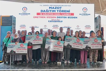 Denizli Büyükşehir’den çiftçiye mazot desteği