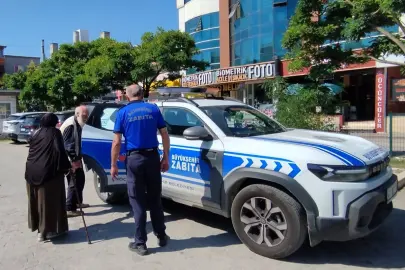 Zabıtadan gurbetçi yaşlı çifte yardım eli