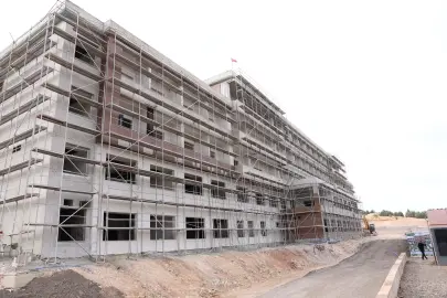 Gaziantep'te yapımı süren Yaş Bakım ve Rehabilitasyon Merkezi’ne ziyaret